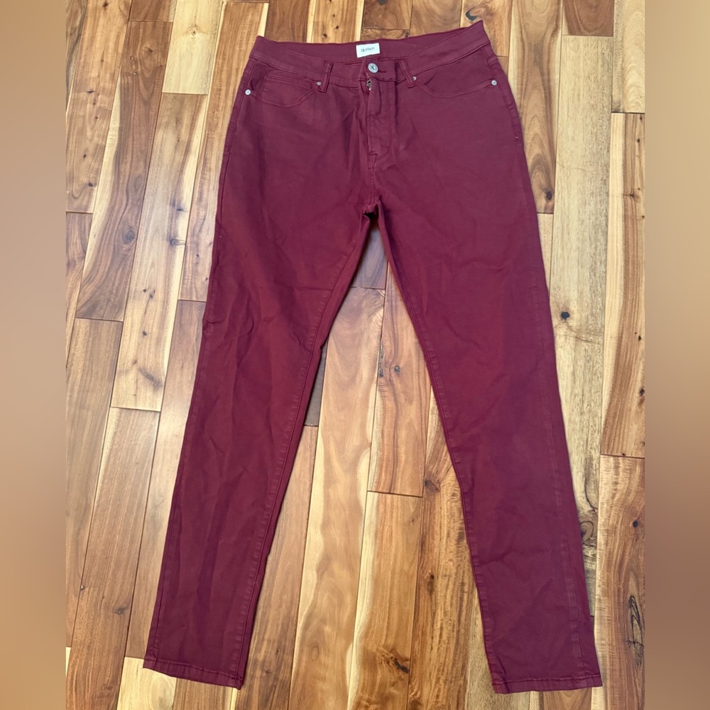 Hudson Jeans Deep Red Trousers